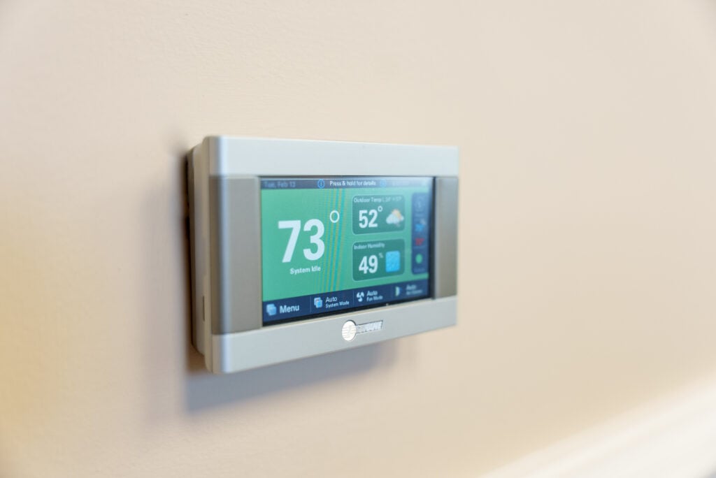 A Trane Smart Thermostat - Carolina Heating Service Inc. A Trane Smart Thermostat